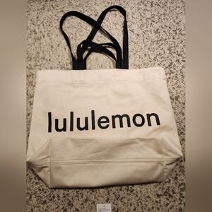 lululemon athletica Double-Handle Canvas Tote Bag